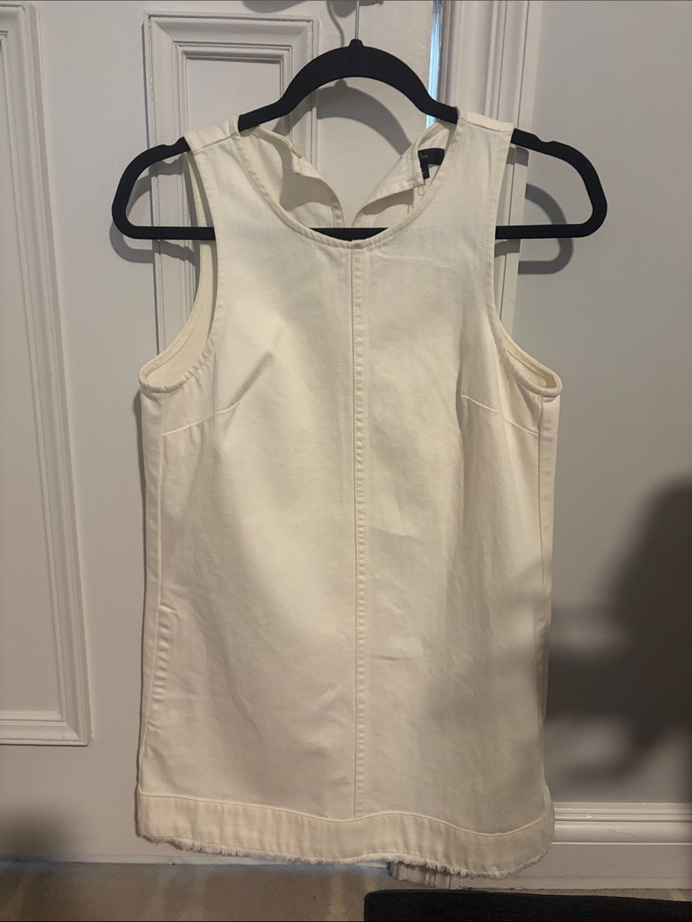 J. Crew Cream Mini Shift Dress